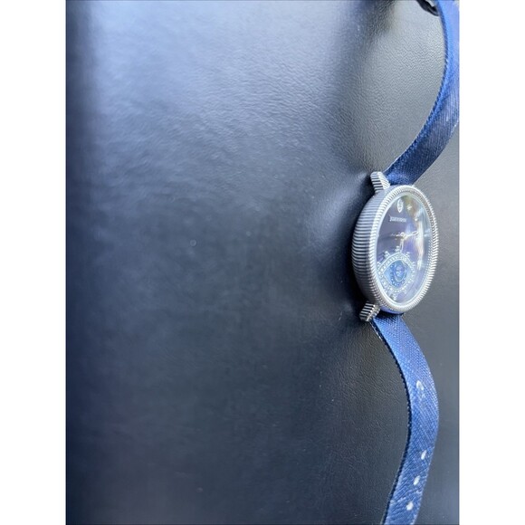 Rare Limited Judith Ripka Blue Watch Eye Diamonds Japan Movement Cow Hide main image 8